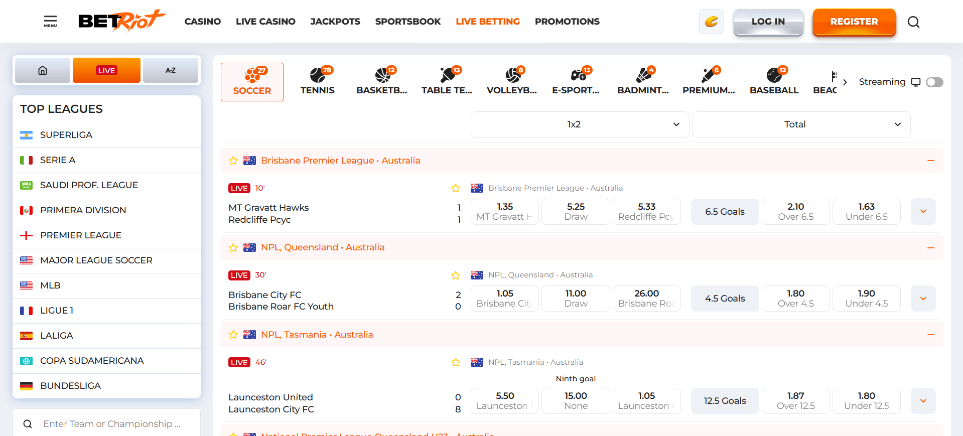 BetRiot sports betting