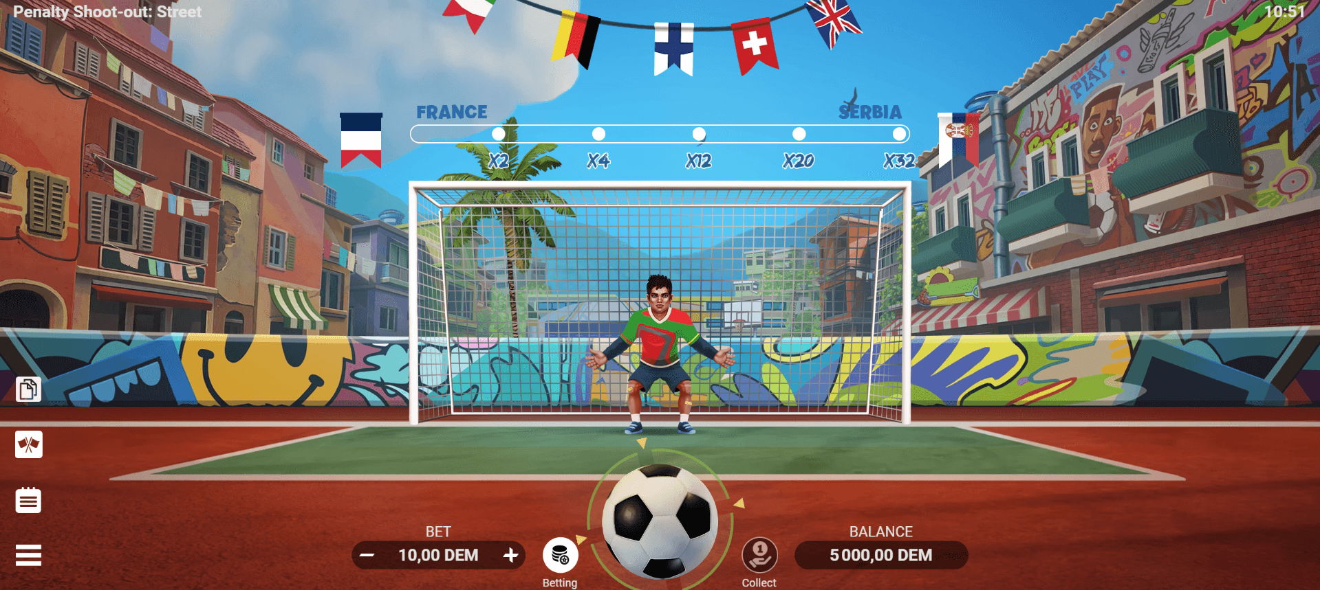 Penalty Shoot Out casino game