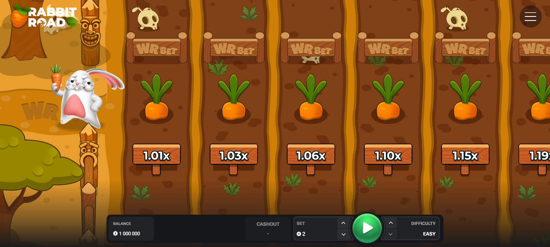 Rabbit Road casino game